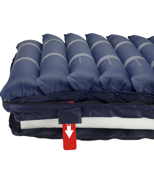 Med-Aire Assure 5" Air with 3" Foam Base Alternating Pressure and Low Air Loss Mattress System