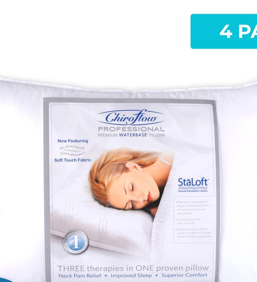Chiroflow Premium Waterbase Pillow (4-Pack)