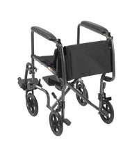Lightweight Steel Transport Wheelchair