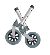 Locking Swivel Walker Wheels with Two Sets of Rear Glides