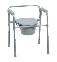 PreserveTech Steel Folding Bedside Commode