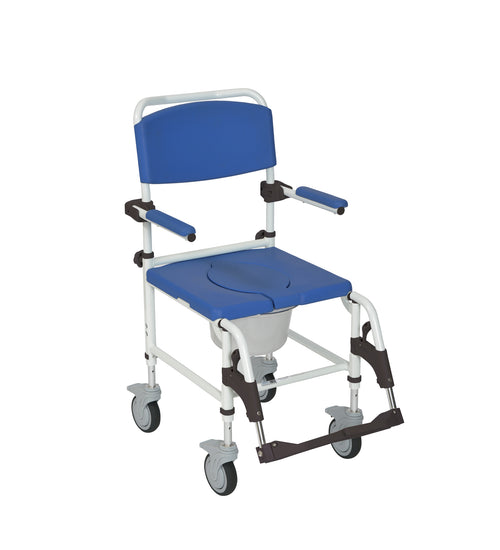 Aluminum Shower Commode Mobile Chair