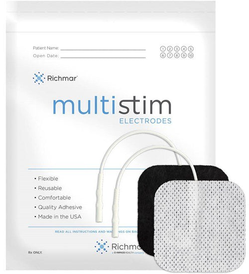 MultiStim 2"x2" White Cloth Electrodes, 4/pk