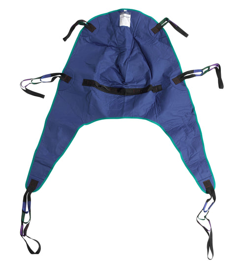 Divided Leg Patient Lift Sling with Headrest