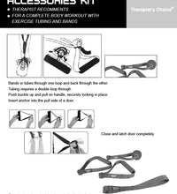 Accessories Kit for bands/tubes: including 2 Handles, door anchor and assist strap
