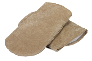 Plush Insulated Mitts, 2pcs Per Package