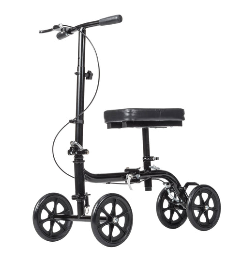 Steerable Folding Knee Walker Knee Scooter, Alternative to Crutches