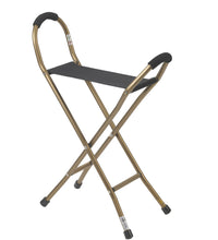 Folding Lightweight Cane with Sling Style Seat