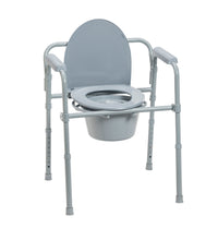 PreserveTech Steel Folding Bedside Commode