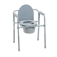 PreserveTech Steel Folding Bedside Commode