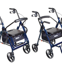 Duet Dual Function Transport Wheelchair Rollator Rolling Walker