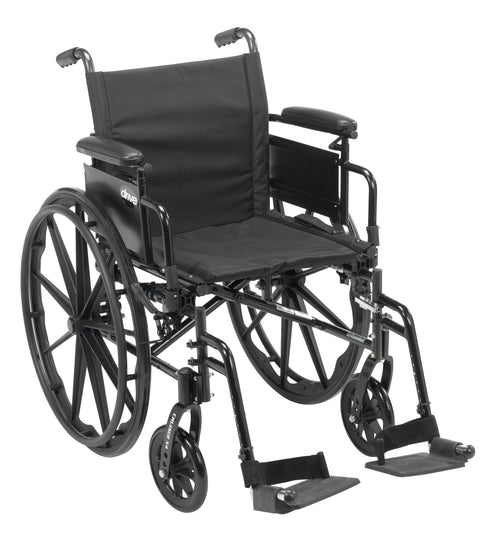 Cruiser X4 Lightweight Dual Axle Wheelchair with Adjustable Detatchable Arms