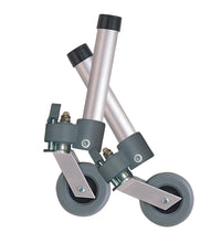 Locking Swivel Walker Wheels with Two Sets of Rear Glides