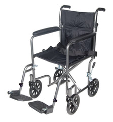 Lightweight Steel Transport Wheelchair