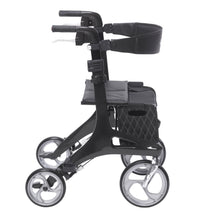 Nitro Elite CF Carbon Fiber Rollator Rolling Walker, Black